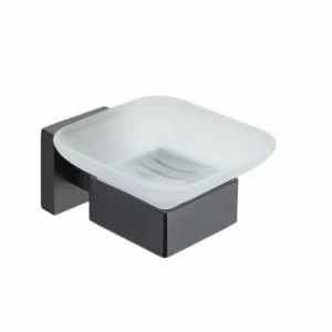 Soap Holder Incl. Frosted Glass Dish