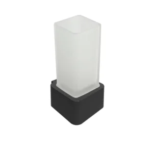 Tumbler holder Incl. Frosted Glass Dish